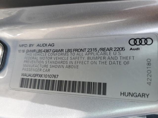 2019 AUDI A3 PREMIUM - WAUAUGFFXK1010767