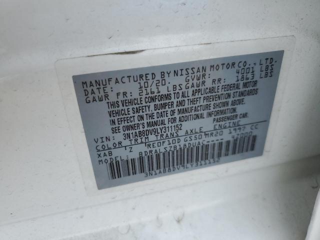 2020 NISSAN SENTRA SR - 3N1AB8DV9LY311152
