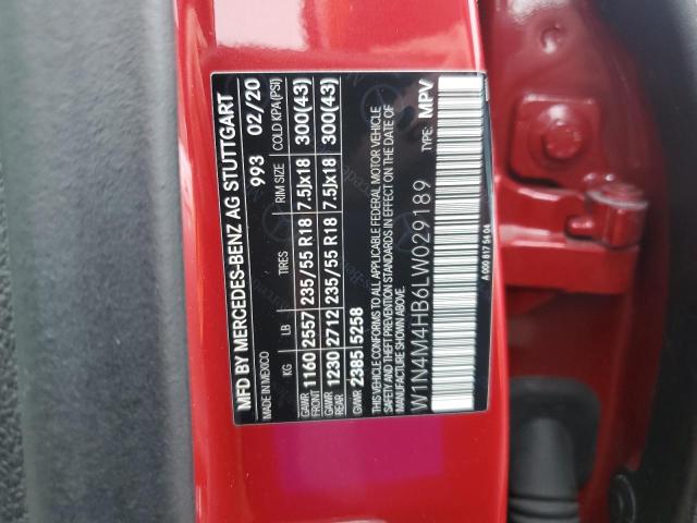 2020 MERCEDES-BENZ GLB 250 4M - W1N4M4HB6LW029189