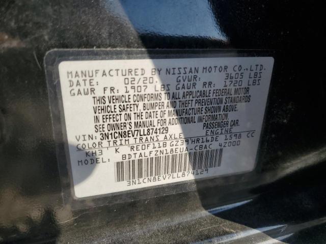 2020 NISSAN VERSA SV - 3N1CN8EV7LL874129
