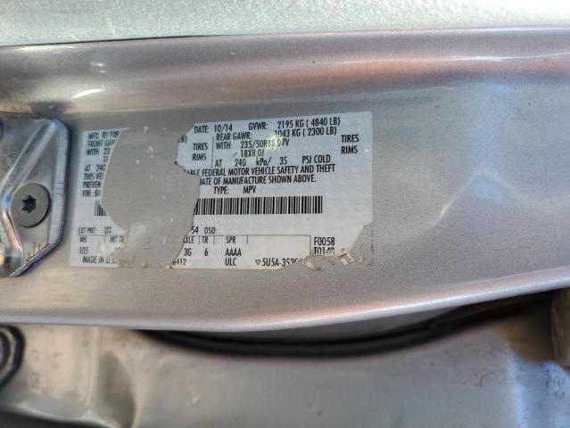 2015 LINCOLN MKC 5LMCJ1A98FUJ25240