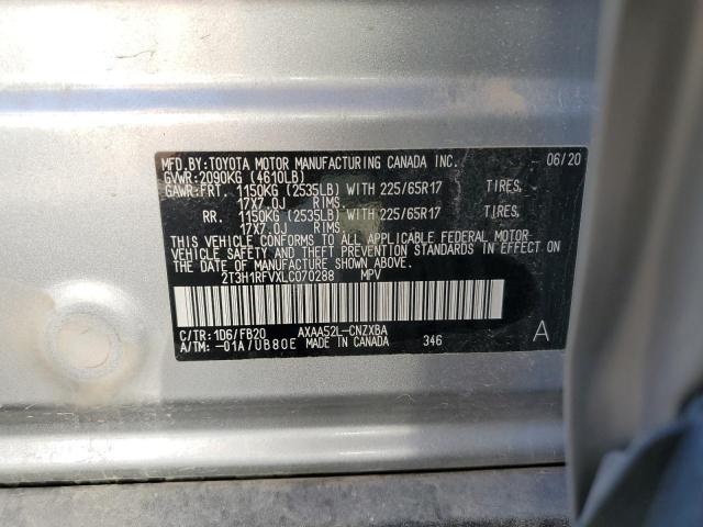 2020 TOYOTA RAV4 LE - 2T3H1RFVXLC070288