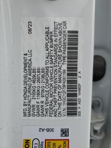 2023 HONDA ACCORD HYB - 1HGCY2F78PA061169