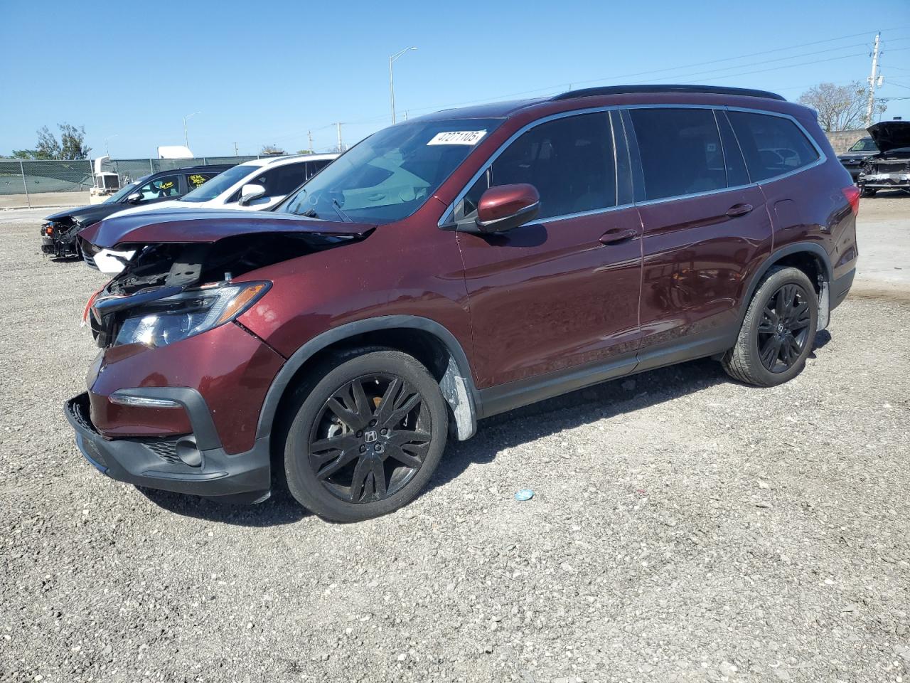 5FNYF5H25NB031063 HONDA PILOT SE 2022