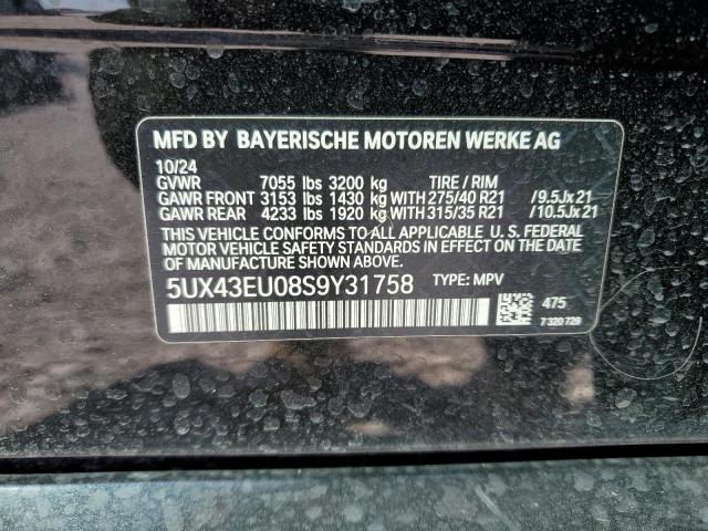 2025 BMW X5 XDRIVE5 - 5UX43EU08S9Y31758