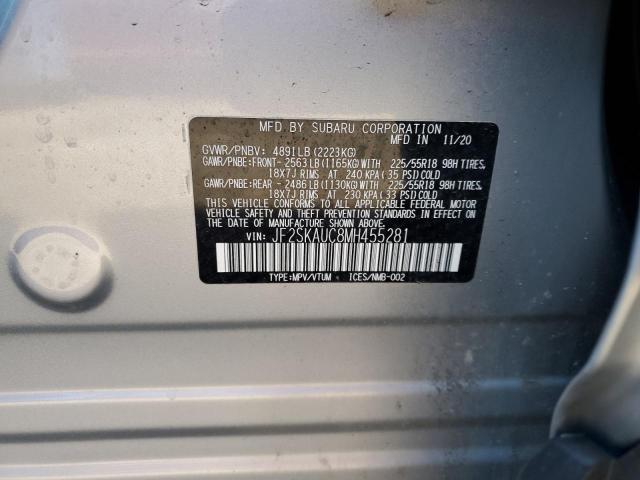 2021 SUBARU FORESTER L - JF2SKAUC8MH455281