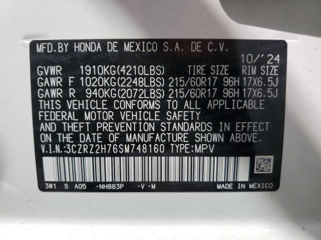 2025 HONDA HR-V EXL - 3CZRZ2H76SM748160