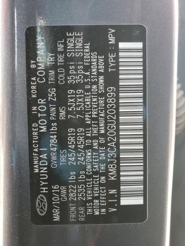 2016 HYUNDAI TUCSON LIM - KM8J3CA20GU203899
