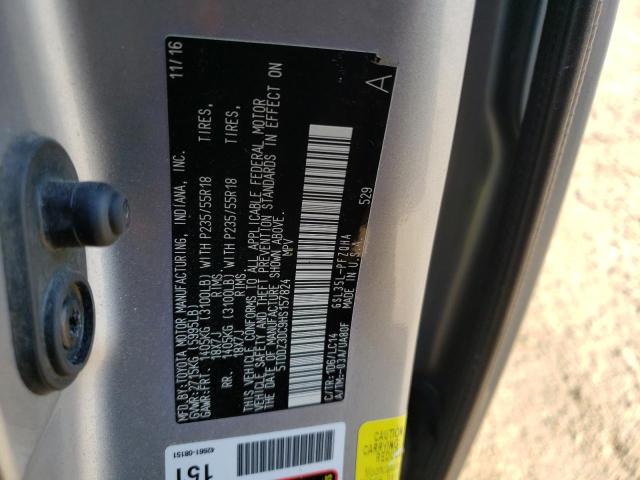 2017 TOYOTA SIENNA XLE - 5TDDZ3DC9HS157824