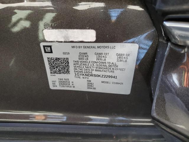 2019 CADILLAC XT5 LUXURY - 1GYKNDRS0KZ229941
