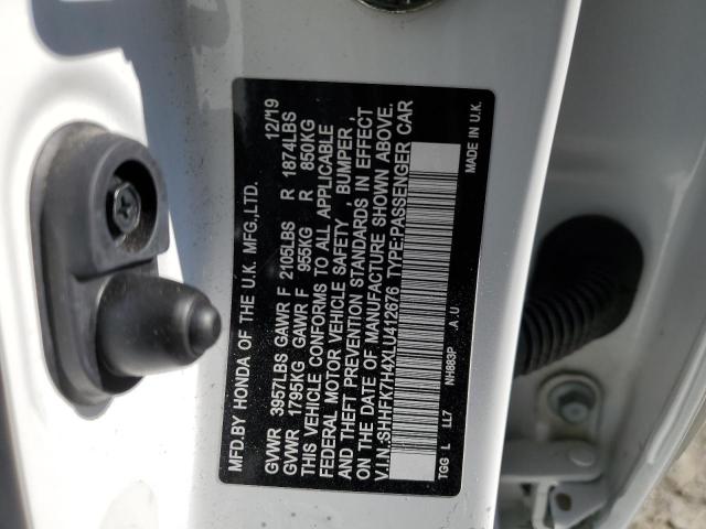 2020 HONDA CIVIC SPOR - SHHFK7H4XLU412676