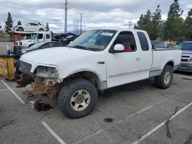 FORD F150 2002 white  gas 1FTRX18L72NB03896 photo #1