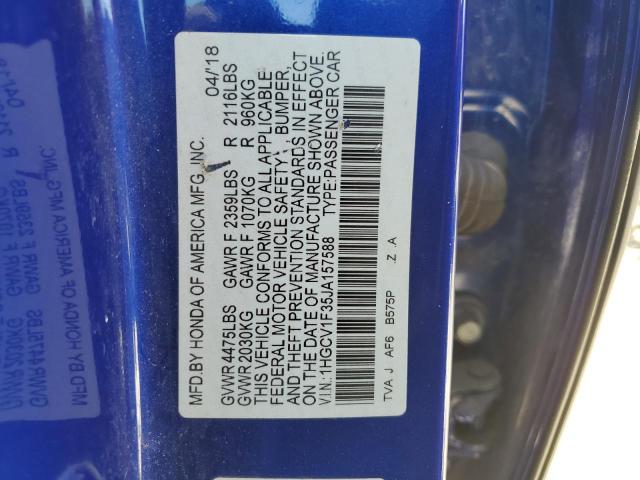 2018 HONDA ACCORD SPO - 1HGCV1F35JA157588