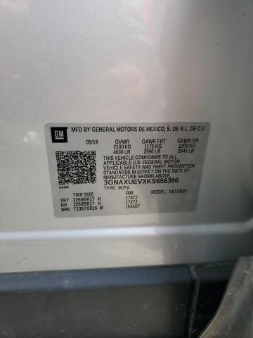 2019 CHEVROLET EQUINOX LT - 3GNAXUEVXKS656396