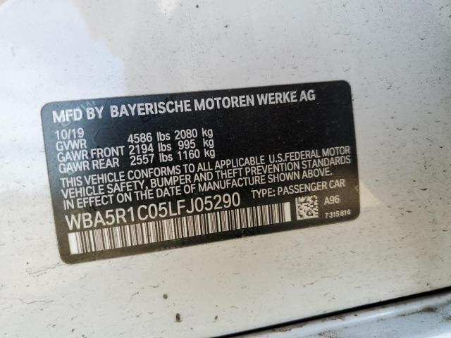 2020 BMW 330I - WBA5R1C05LFJ05290
