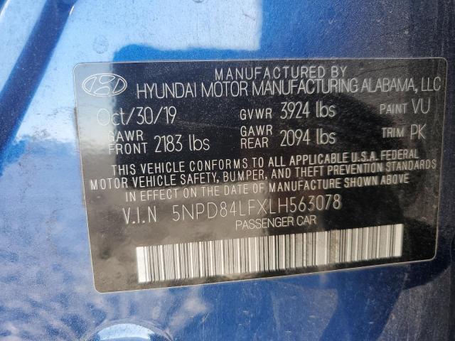 2020 HYUNDAI ELANTRA SE - 5NPD84LFXLH563078