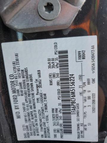 2021 FORD MUSTANG GT - 1FA6P8CF6M5156224