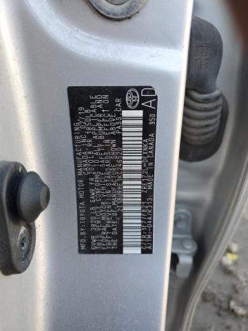 2019 TOYOTA COROLLA L - 2T1BURHE1KC246520