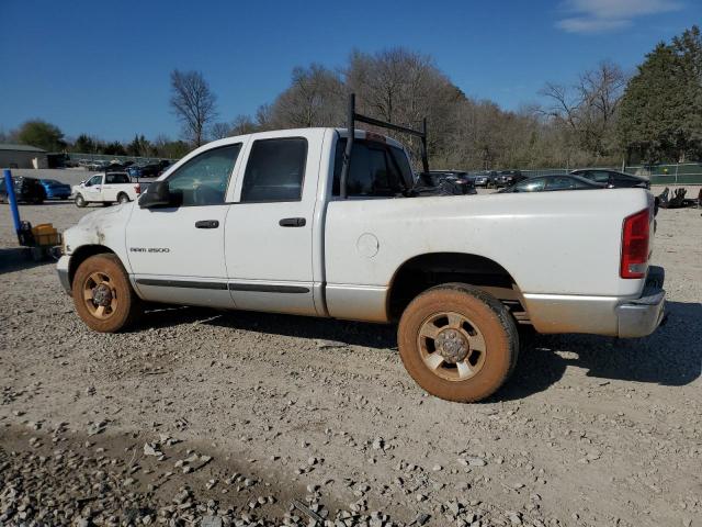 DODGE RAM 2500 S 2005 white crew pic diesel 3D7KR28C35G701729 photo #3