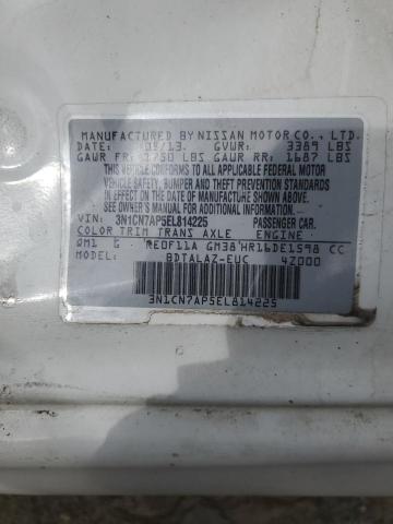 2014 NISSAN VERSA S - 3N1CN7AP5EL814225