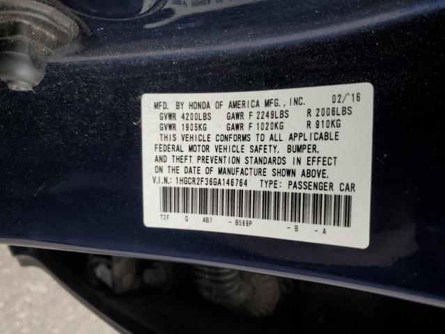 2016 HONDA ACCORD LX - 1HGCR2F36GA146764