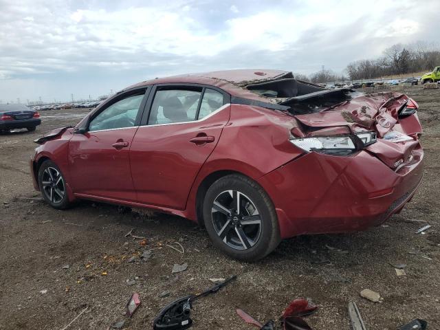 NISSAN SENTRA SV 2024 burgundy  gas 3N1AB8CV2RY296942 photo #3