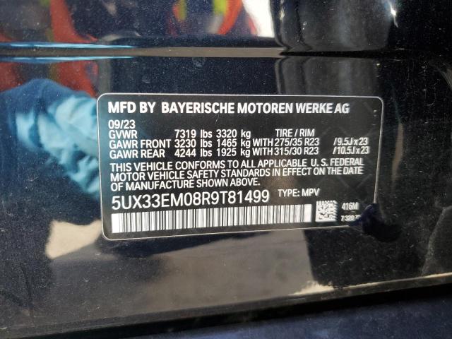 2024 BMW X7 M60I 5UX33EM08R9T81499