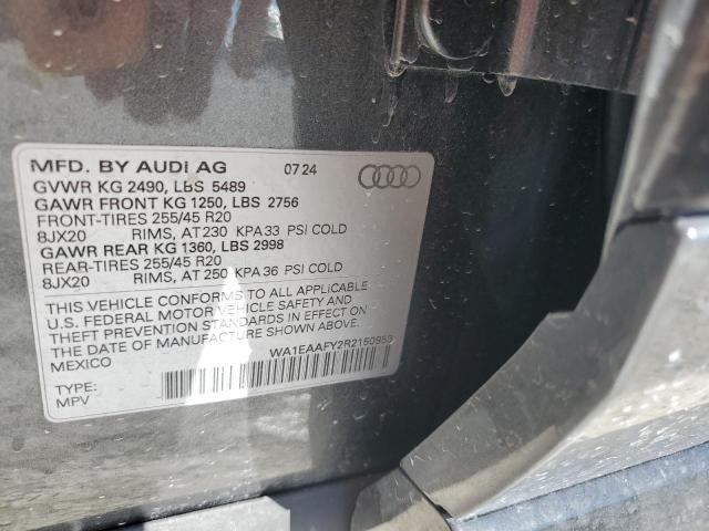 2024 AUDI Q5 PREMIUM - WA1EAAFY2R2150953