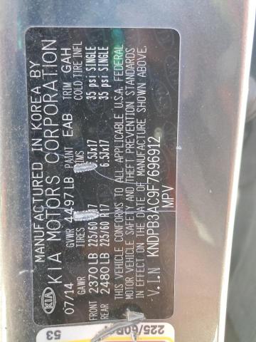 2015 KIA SPORTAGE L - KNDPB3AC9F7696912