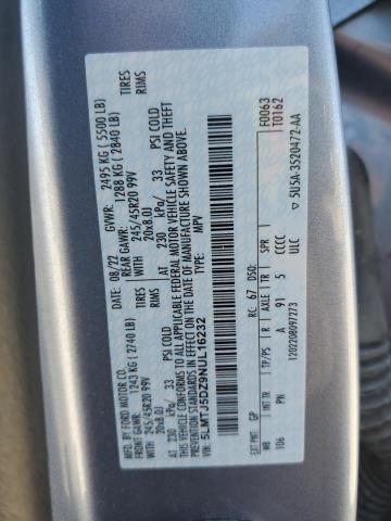 2022 LINCOLN CORSAIR GR 5LMTJ5DZ9NUL16232