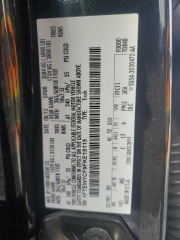 2015 FORD F150 SUPER - 1FTEW1CF9FKE15115