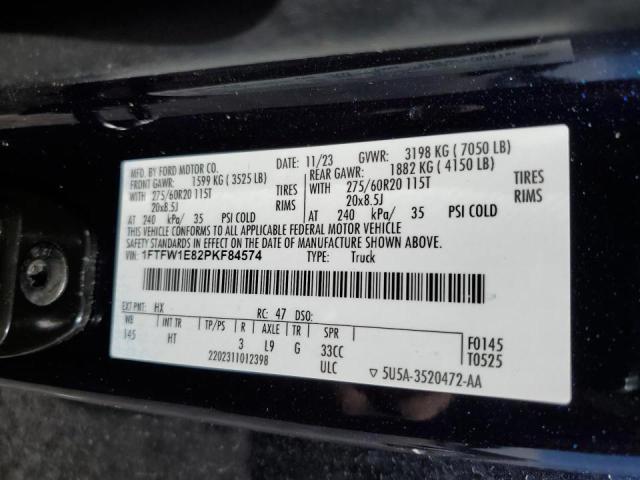 2023 FORD F150 SUPER - 1FTFW1E82PKF84574