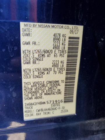 2017 NISSAN TITAN XD S 1N6BA1F48HN571916