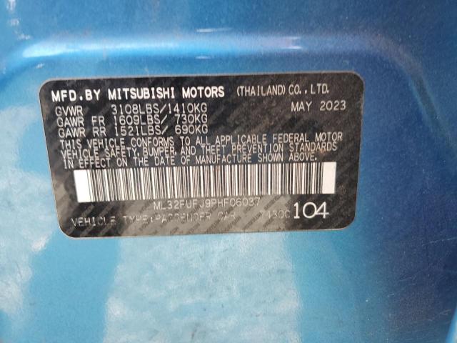 2023 MITSUBISHI MIRAGE G4 - ML32FUFJ9PHF06037