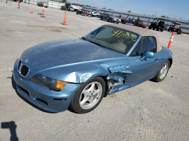 BMW Z3 1.9 1997 blue converti gas 4USCH7326VLB82706 photo #1