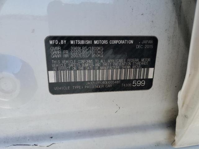 2016 MITSUBISHI LANCER ES JA32U2FU4GU005481