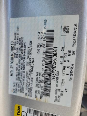 2015 FORD FUSION SE - 1FA6P0H7XF5130201