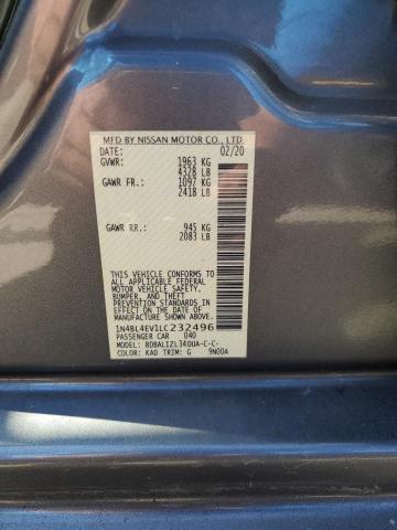 2020 NISSAN ALTIMA SL - 1N4BL4EV1LC232496