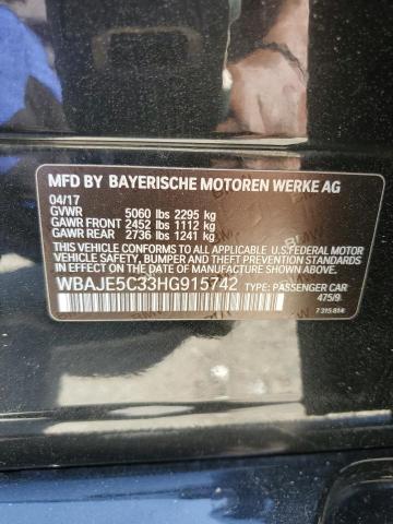 2017 BMW 540 I - WBAJE5C33HG915742