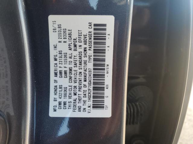 2016 HONDA ACCORD EX - 1HGCR2F7XGA034097