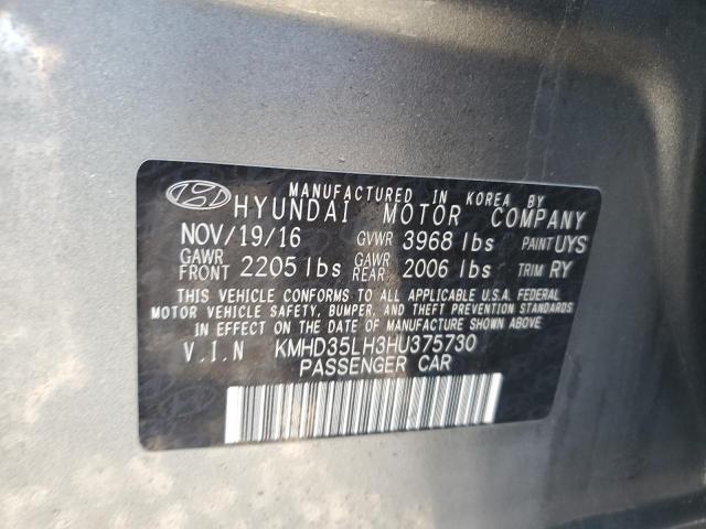 2017 HYUNDAI ELANTRA GT - KMHD35LH3HU375730