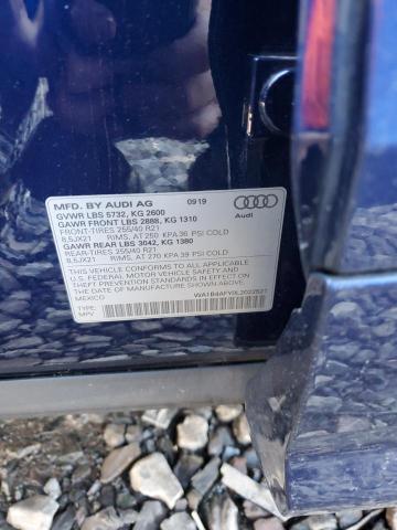 2020 AUDI SQ5 PREMIU WA1B4AFY0L2022521