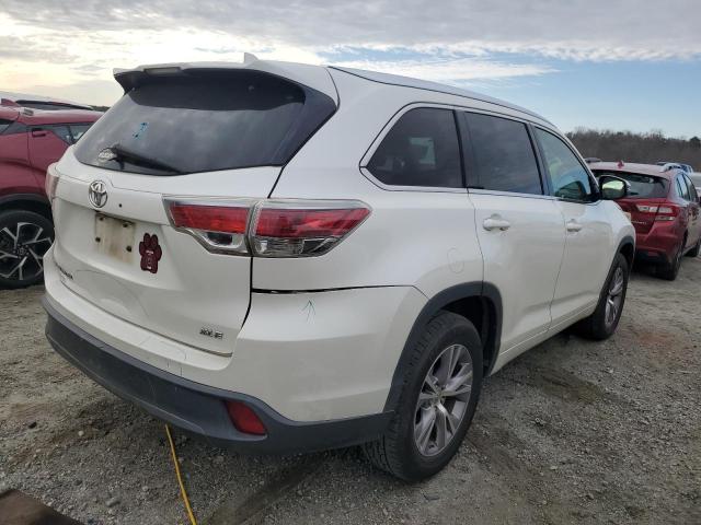 Vin: 5tdkkrfh6fs038861, lot: 48206945, toyota highlander xle 20153