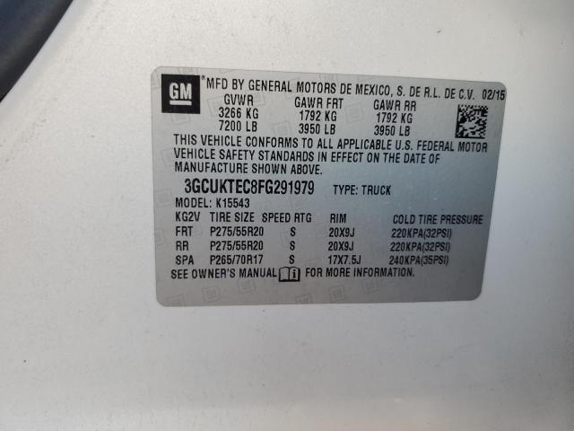 2015 CHEVROLET SILVERADO - 3GCUKTEC8FG291979