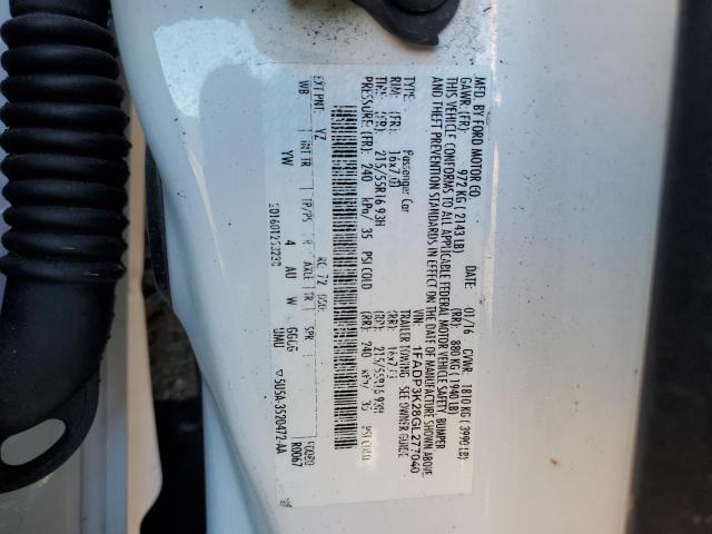 2016 FORD FOCUS SE - 1FADP3K28GL277040