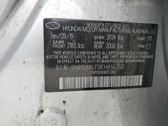 2019 HYUNDAI ELANTRA SE - 5NPD84LF0KH456250