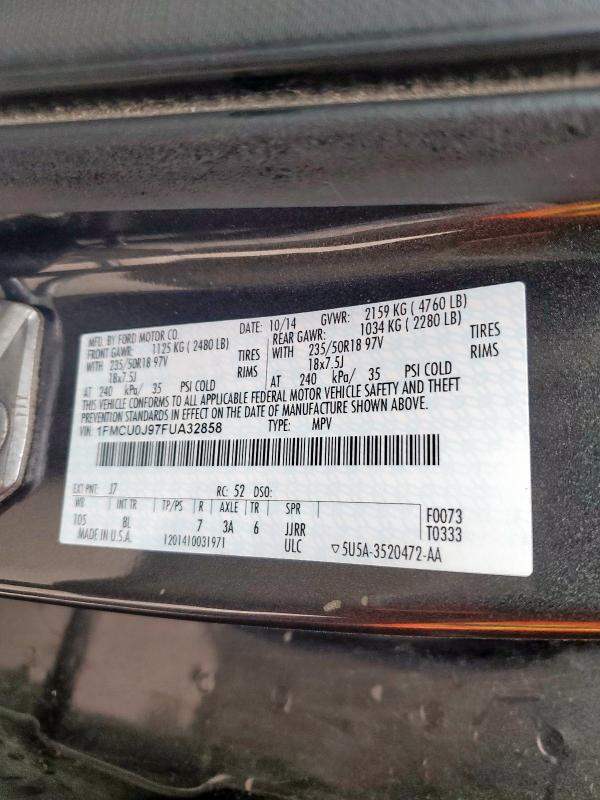 2015 FORD ESCAPE TIT 1FMCU0J97FUA32858