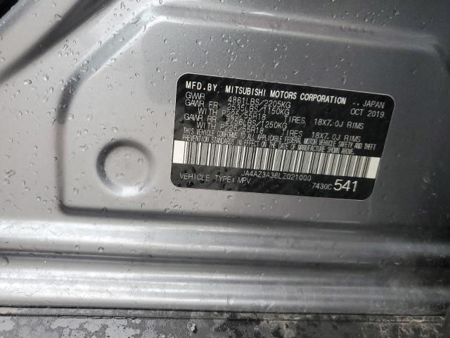 2020 MITSUBISHI OUTLANDER - JA4AZ3A36LZ021000