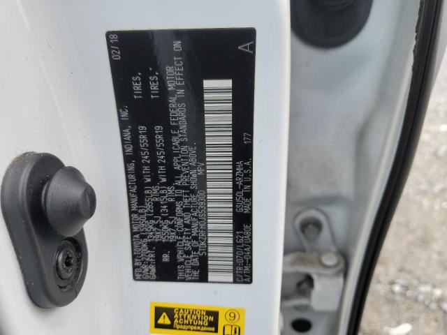 2018 TOYOTA HIGHLANDER - 5TDKZRFH0JS539300