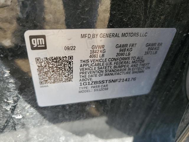 2022 CHEVROLET MALIBU LS - 1G1ZB5ST5NF214176
